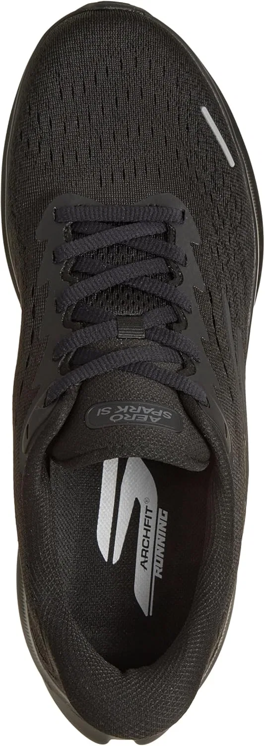 Мужские кроссовки Skechers Aero Spark Hands Free без шнурков, Black — фото 3