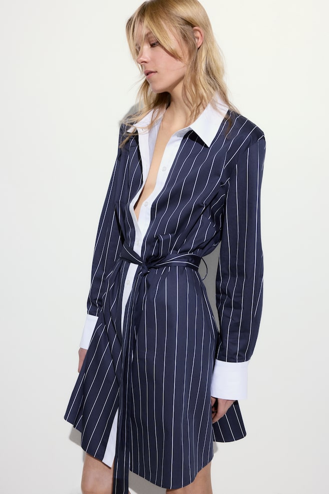 

Платье-Блуза с завязывающимся поясом H&M, мультиколор