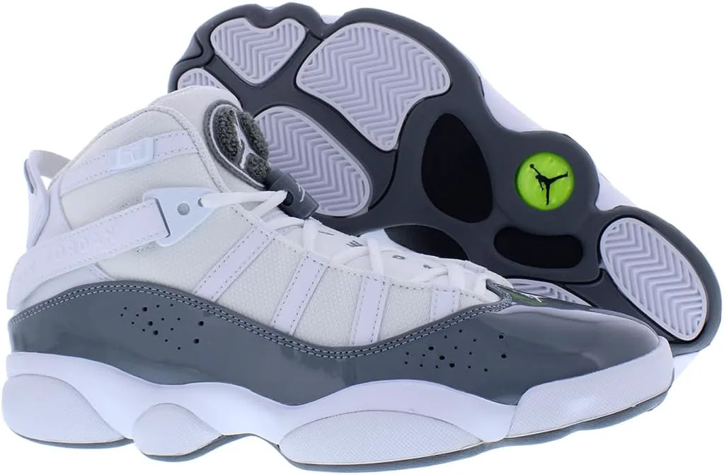 Мужские кроссовки Nike Air Jordan 6 Rings, серый — фото 3