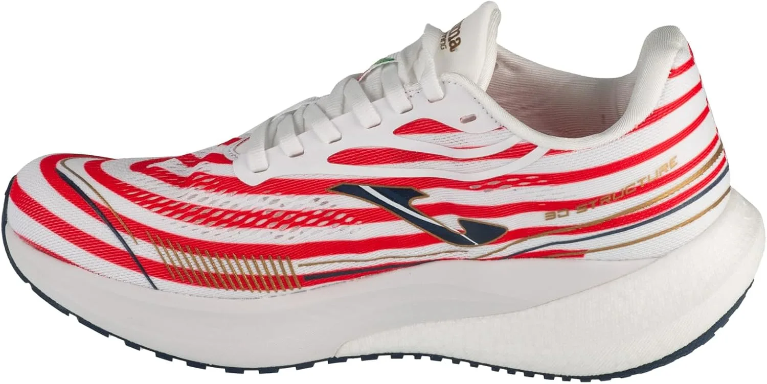 Кроссовки Joma R.2000 2402 RR200W2402, мужские, белые/красные/черные/золотые — фото 2