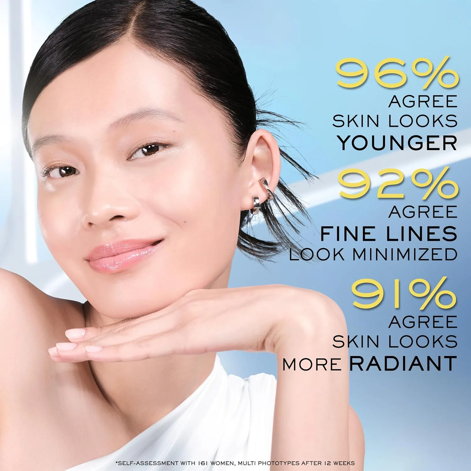 Солнцезащитная сыворотка Lancôme Supra Screen Invisible Serum SPF 50+ - антивозрастная коррекция и защита - для всех типов кожи - увлажнение в течение 48 часов, сияющий финиш — фото 3