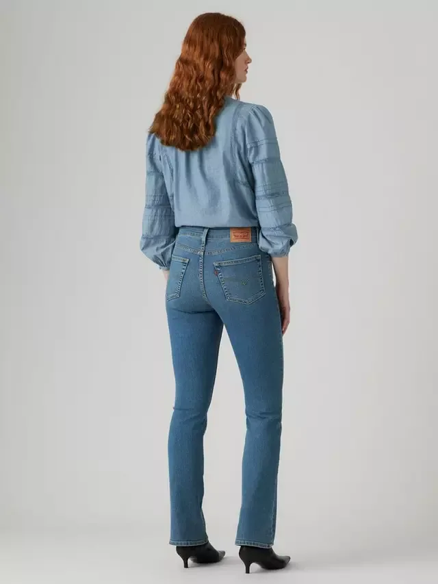 Джинсы-клеш с высокой посадкой 725, слегка тонированные Levi's — фото 2