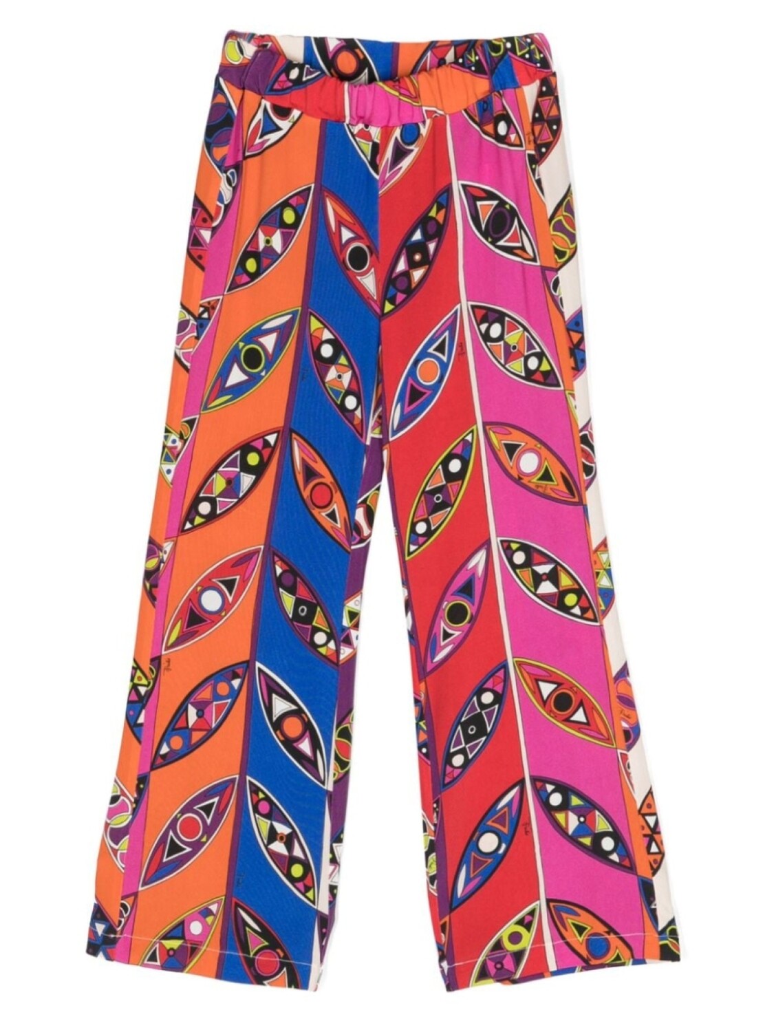 

Pucci прямые брюки с графичным принтом, розовый