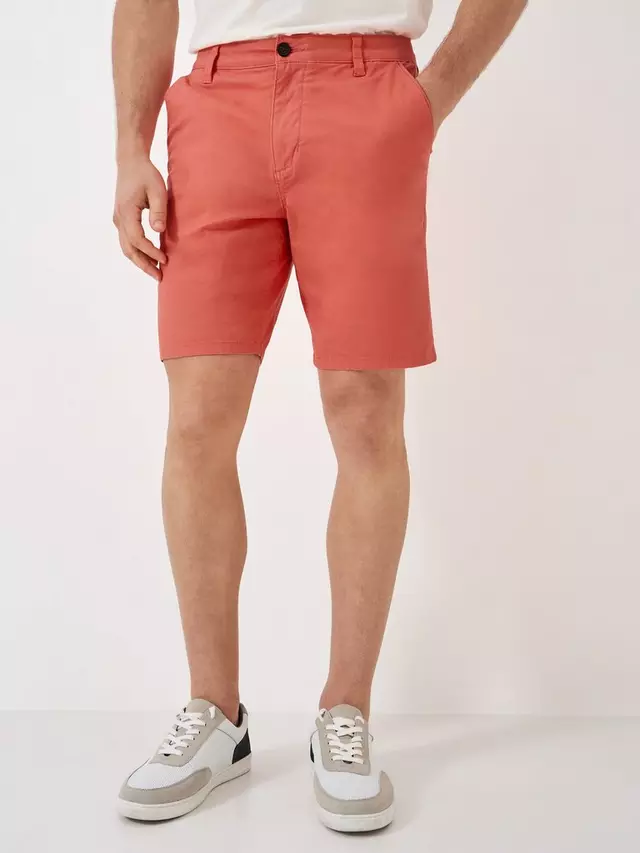 

Шорты Crew Clothing Bermuda Stretch Chino, цвет coral/orange