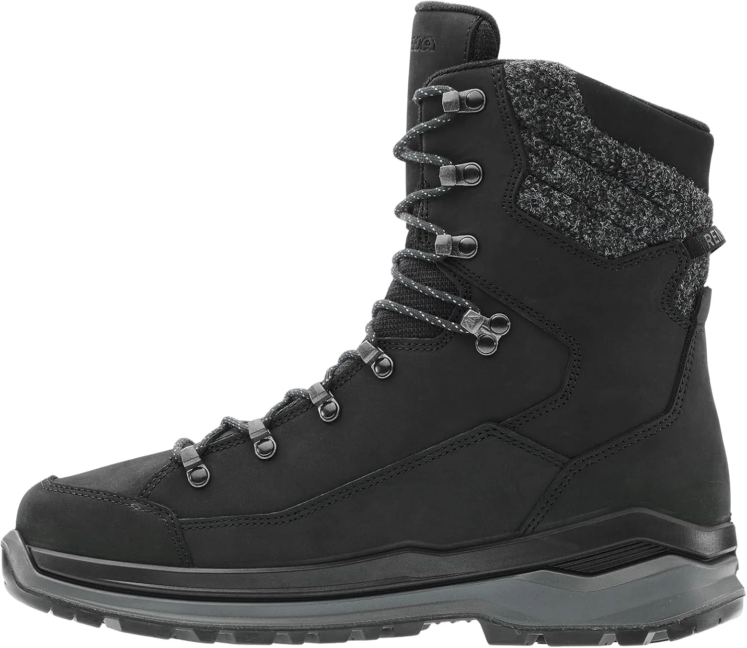 Ботинки LOWA Renegade Evo Ice 2 GTX High, Black Grey — фото 2