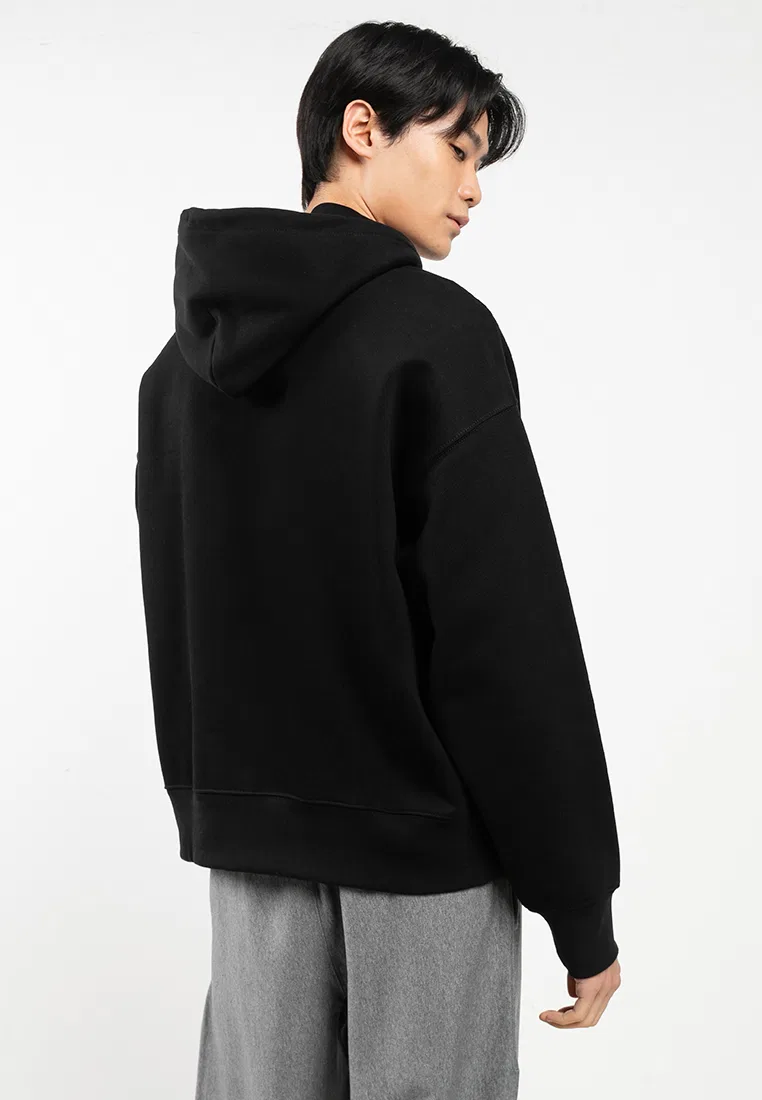 Толстовка с капюшоном, Heavy Weight Terry, Calvin Klein Jeans, черный — фото 2