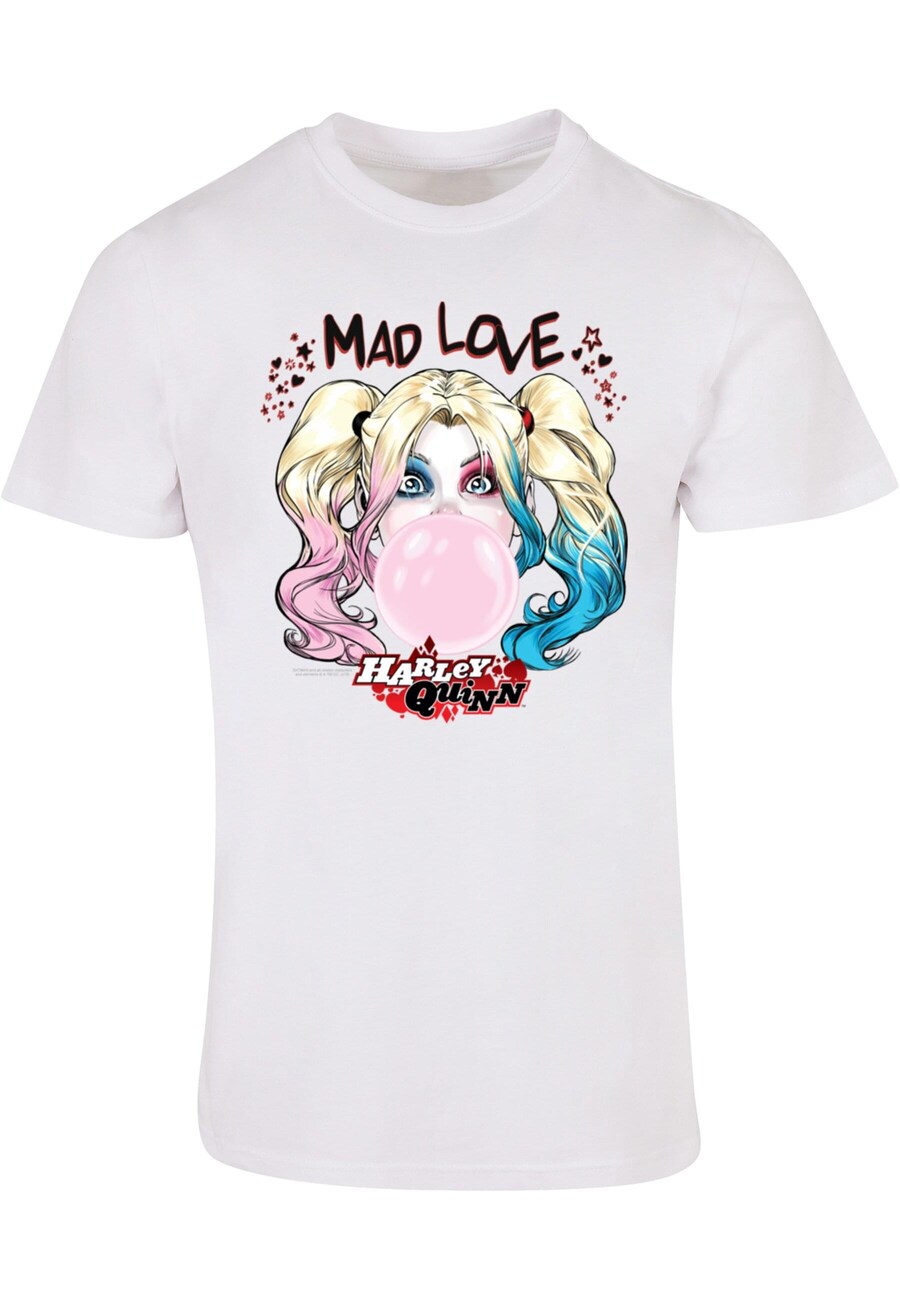 

Классическая футболка ABSOLUTE CULT Shirt Batman - Harley Quinn Mad Love, белый