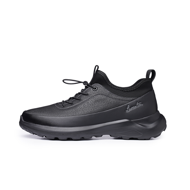 

Износостойкие амортизирующие низкие повседневные туфли для увеличения роста мужские LAORENTOU, серый