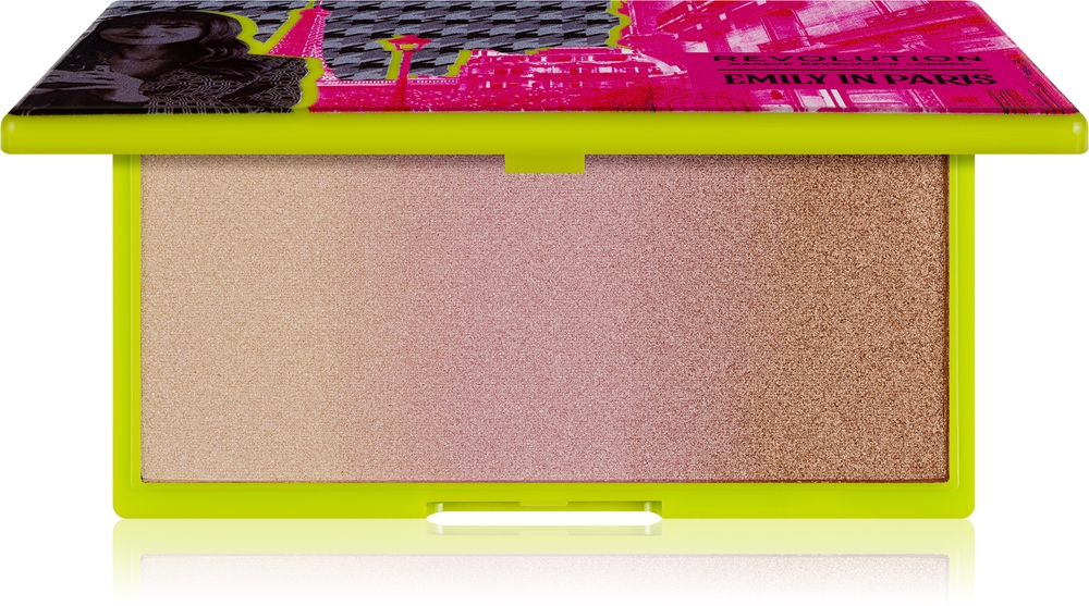 

Emily in paris светящаяся пудра с металлическим мерцающим эффектом Makeup Revolution, atspalvis in the spotlight 12 гр