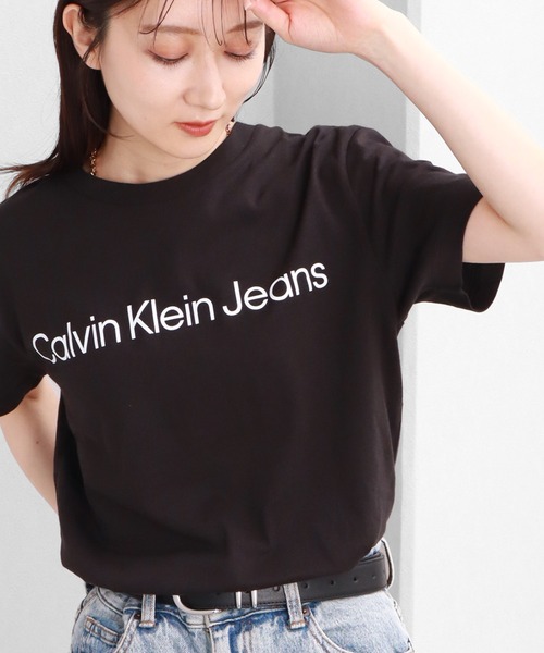 

Футболка с коротким рукавом, базовый крой Calvin Klein, черный