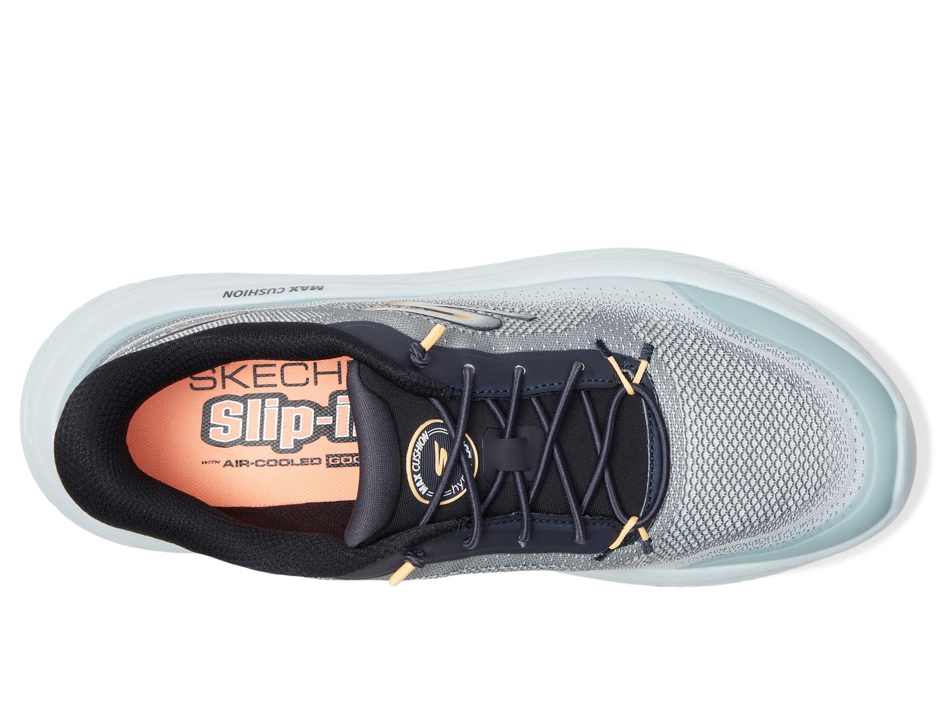 Кроссовки SKECHERS Performance Go Walk Max Cushioning Hyper Burst Zoltar Hands Free Slip-in, цвет Light Blue — фото 2