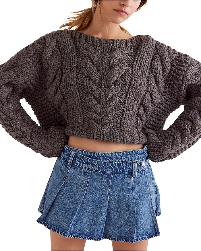 

Стефани Джинсовый Юбка-Шорты Free People, синий