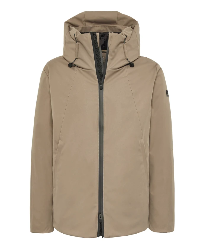 

Утепленная куртка из технической ткани B tech Boggi Milano, бежевый