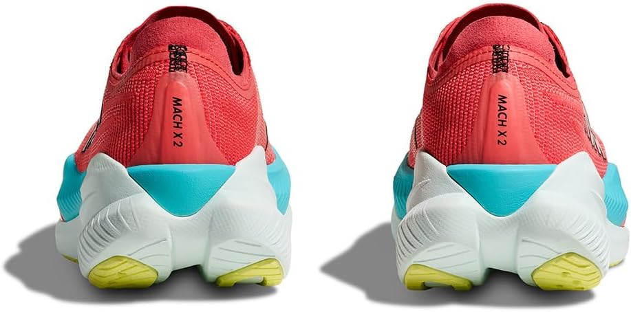 Мужские кроссовки Hoka Mach X 2, Electric Coral — фото 4