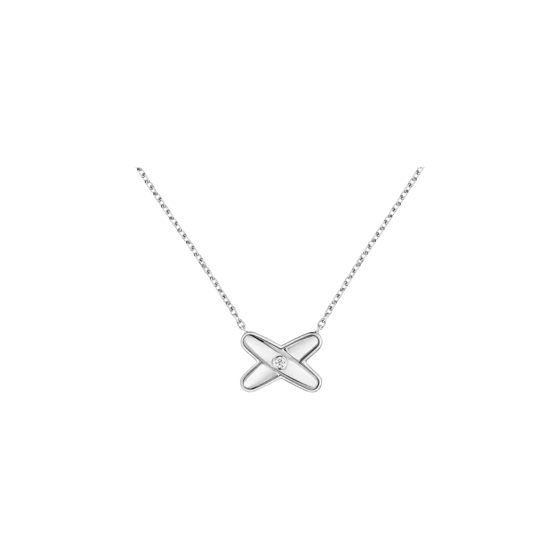 

Chaumet - колье jeux de liens из белого золота и с бриллиантом - 085860 CHAUMET