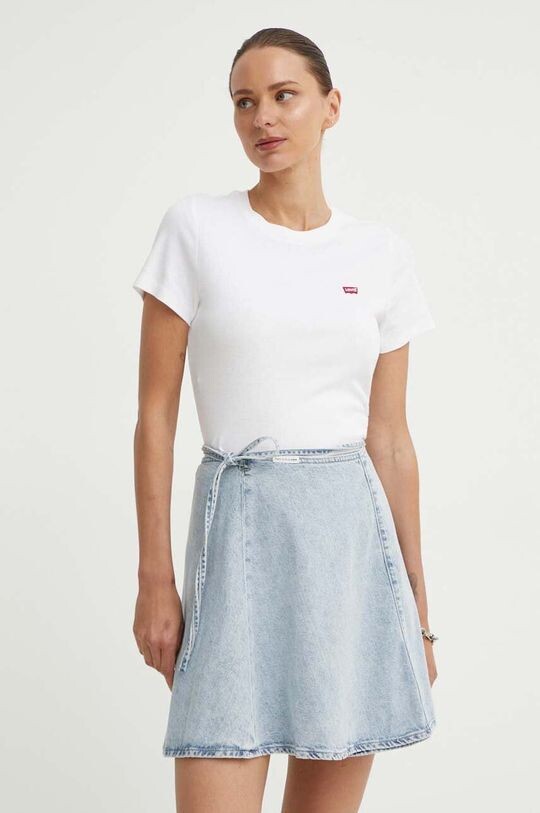

Хлопковая футболка Levi's, белый