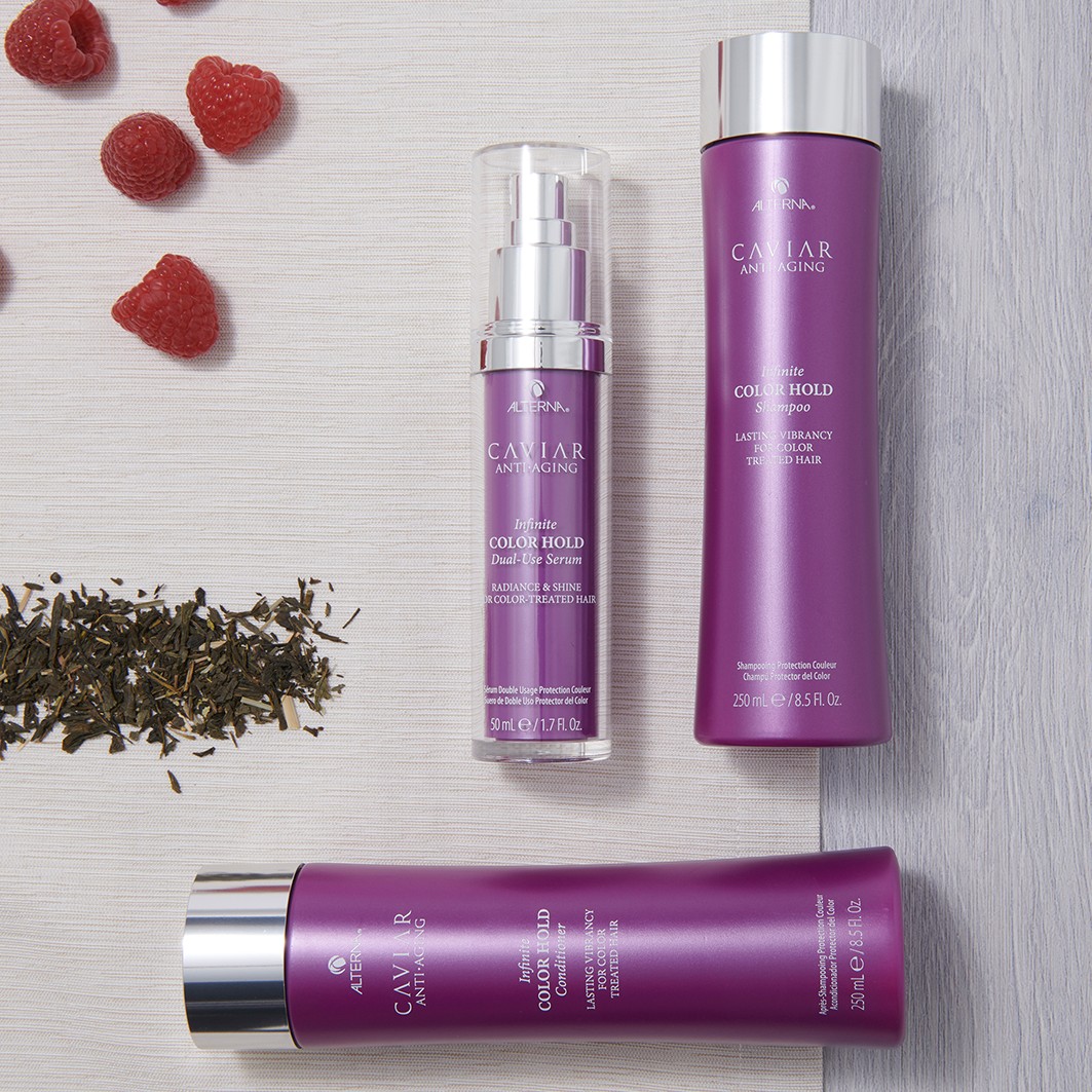 Сыворотка для волос caviar anti-aging infinite color hold dual-use serum Alterna, объем 50 мл — фото 3