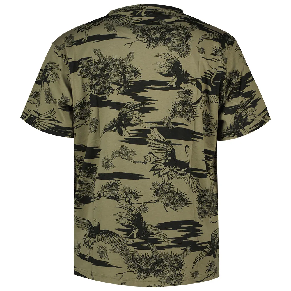 Футболка с коротким рукавом Superdry Classic Ess Rlxd Printed, зеленый — фото 3