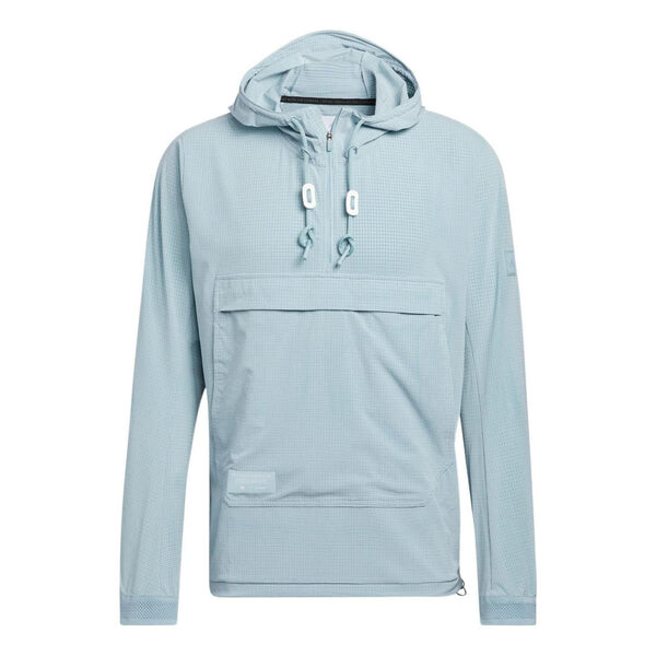 

Толстовка Men's adidas Solid Color Logo Drawstring Blue, синий