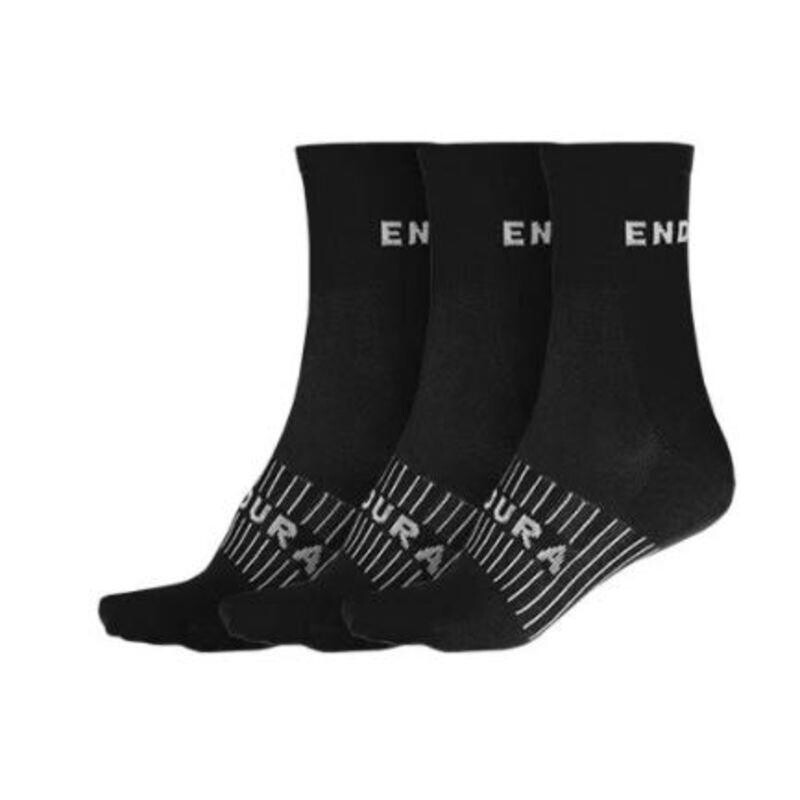 

Велосипедные носки Endura CoolMax Race 3-P, черные