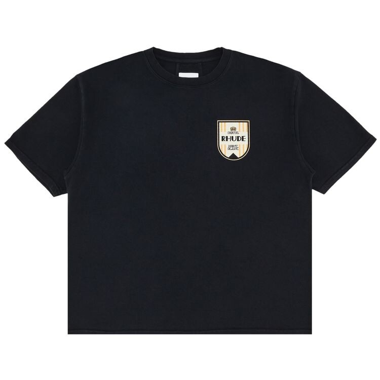 

Футболка Rhude Mont Blanc Hotel Tee Vintage Black, черный