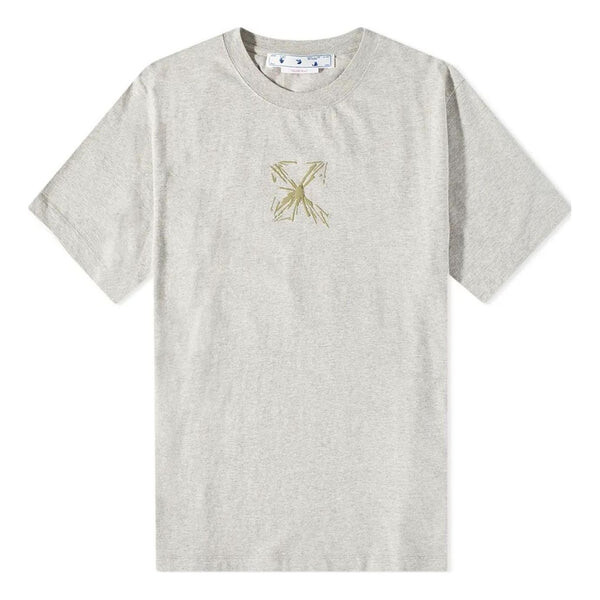 

Футболка splash arrow t-shirt 'grey' Off-White, серый