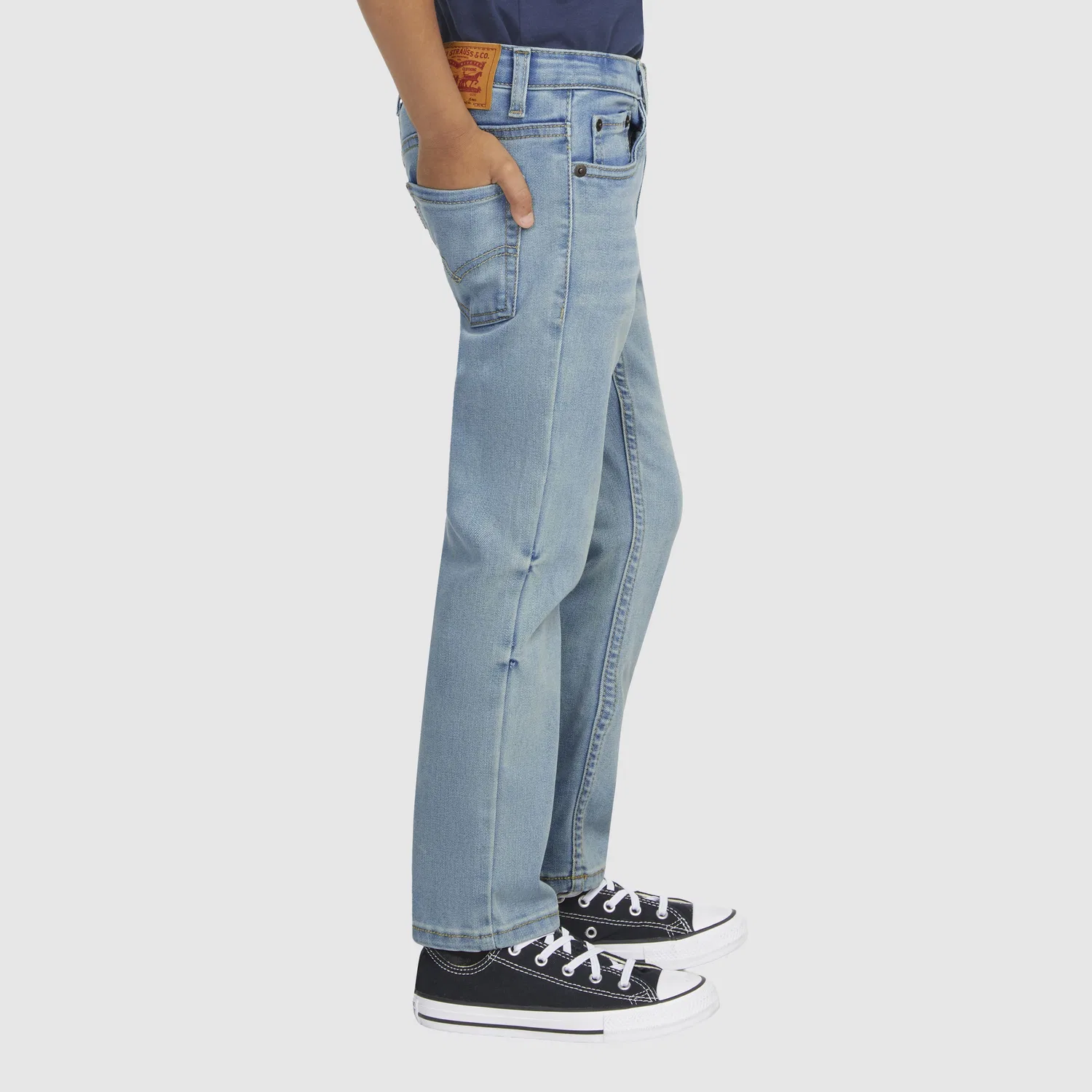 Джинсы 511 Slim Fit Eco Performance для мальчиков 4-7 лет Levi's, Light Wash — фото 3