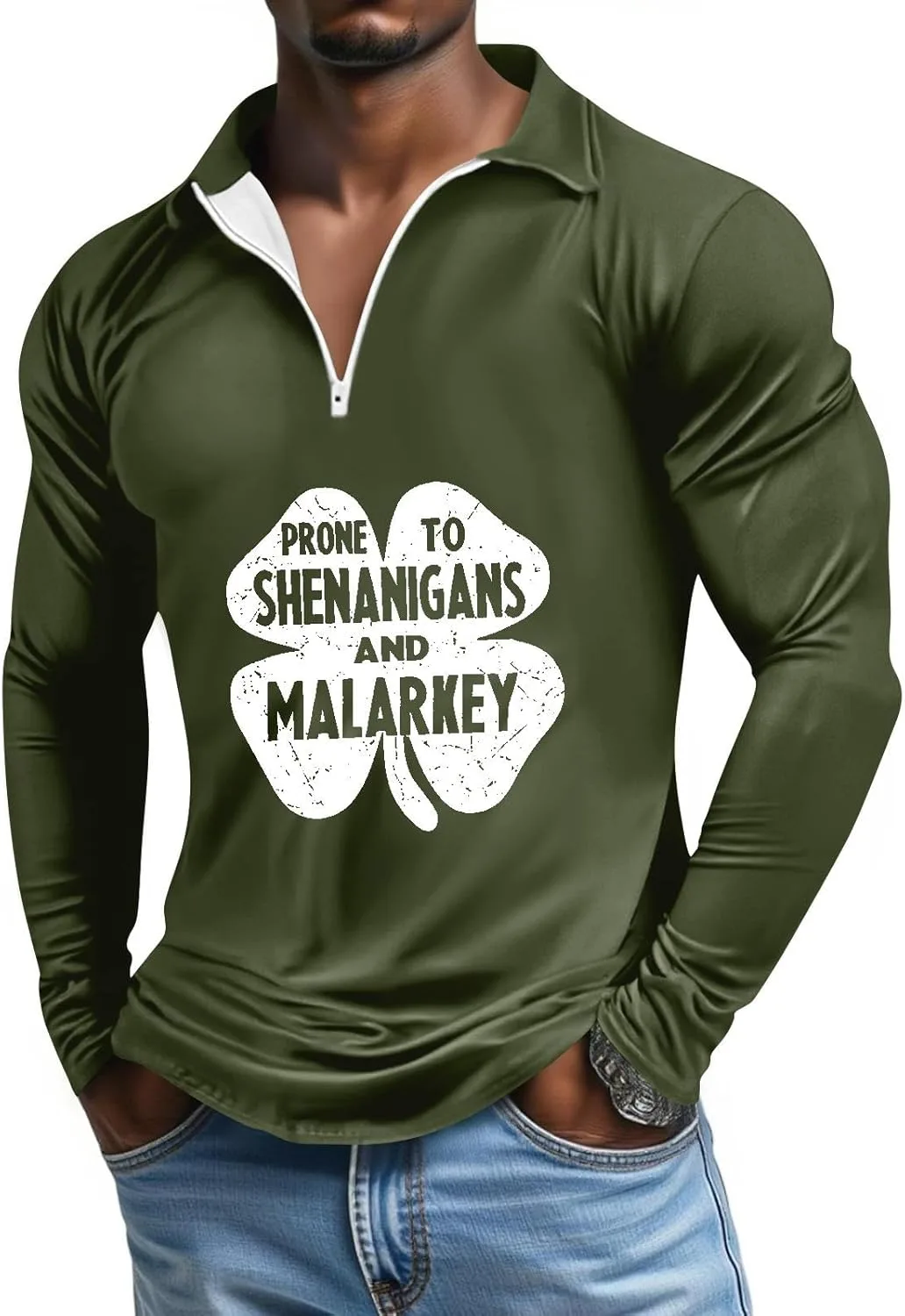 

Футболка St Patricks Day мужская с длинным рукавом