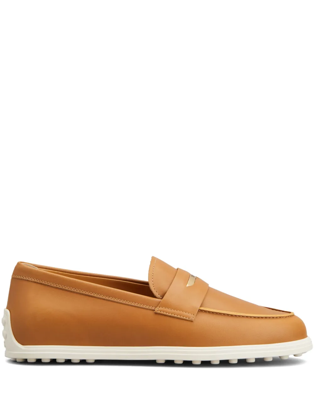 Кожаные лоферы TOD'S, коричневый