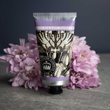 Крем для рук Kew Gardens Geranium and Basil Увлажняющий для сухих рук 75 мл The English Soap Company — фото 3