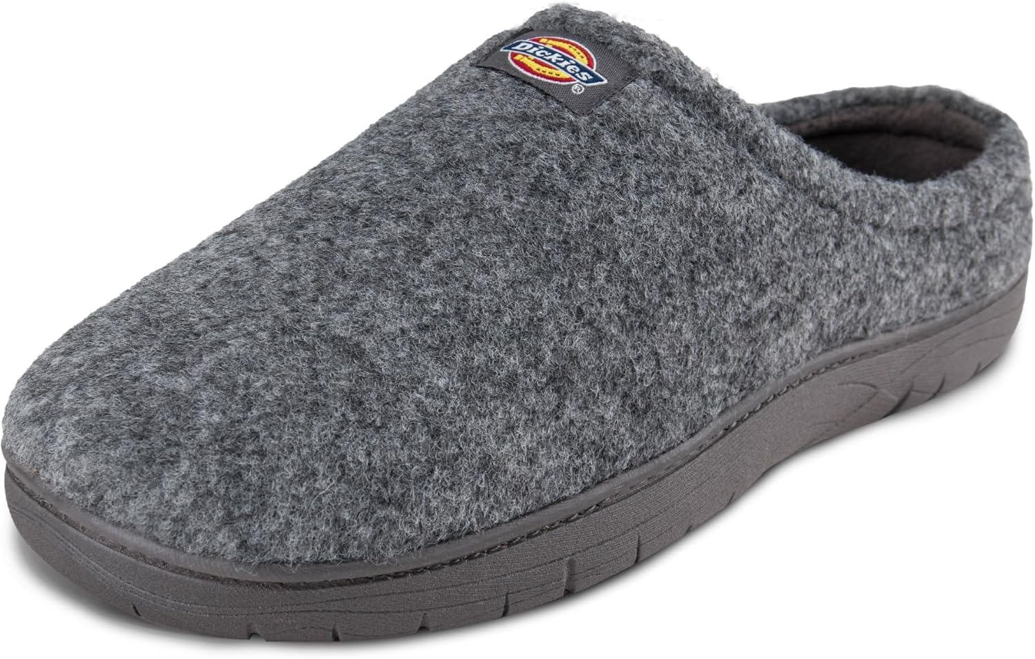 

Тапочки Dickies с открытой и закрытой пяткой из пены с эффектом памяти, подошва для использования дома и на улице, серый