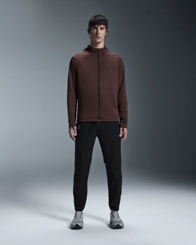 

Толстовка с капюшоном Climate Zip On-Running, коричневый