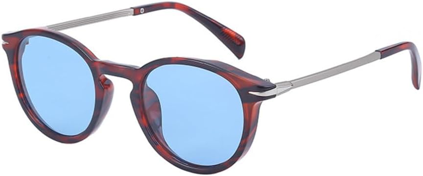 

Круглые солнцезащитные очки для вождения для женщин, модные очки в овальной оправе для мужчин, пластиковые титановые очки для мужчин, L12133 generic, Wpgj062 Blue Spots