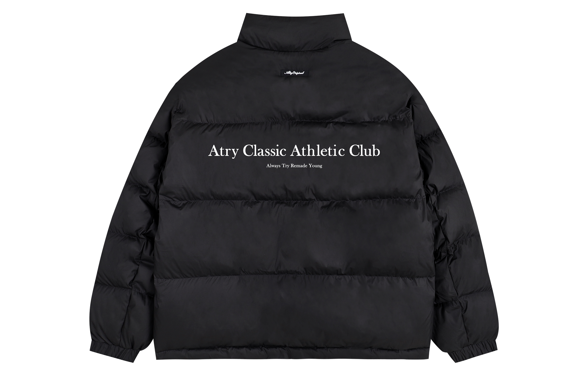 

Пуховик Unisex Atry с логотипом Alphabet Slogan Series, темно-серый