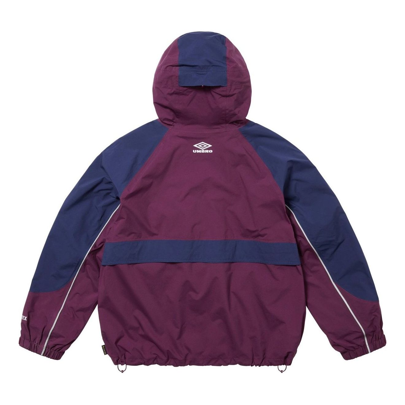 Куртка Supreme x Umbro GORE-TEX с капюшоном, темно-фиолетовая — фото 3
