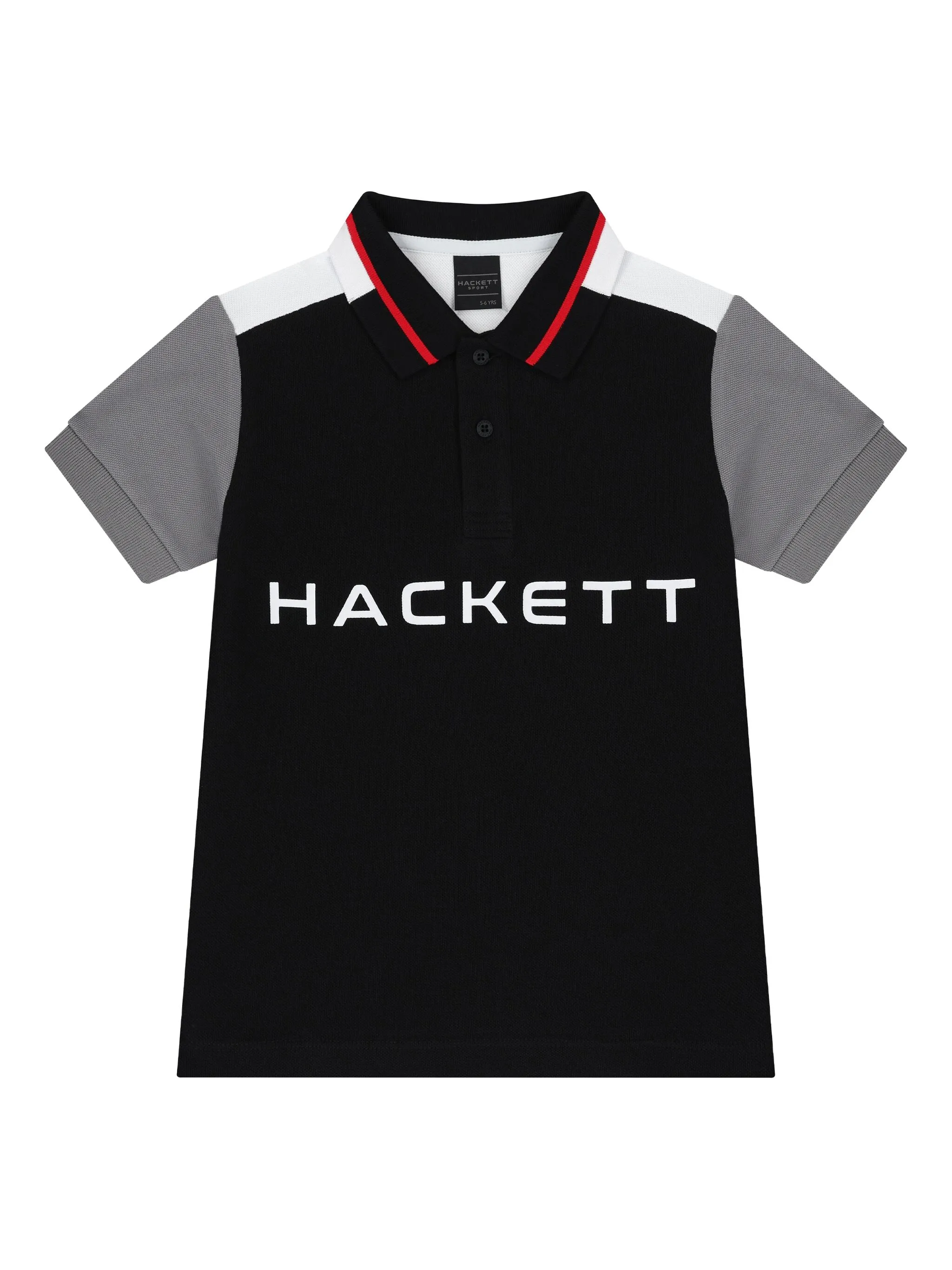 

Рубашка поло с логотипом Hackett Kids, черный