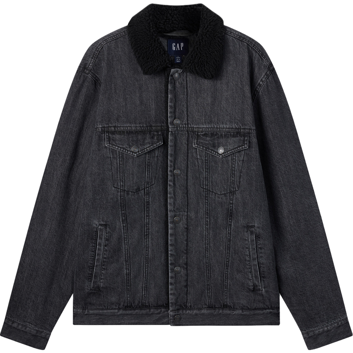 

GAP Джинсовая куртка унисекс, Washed Black