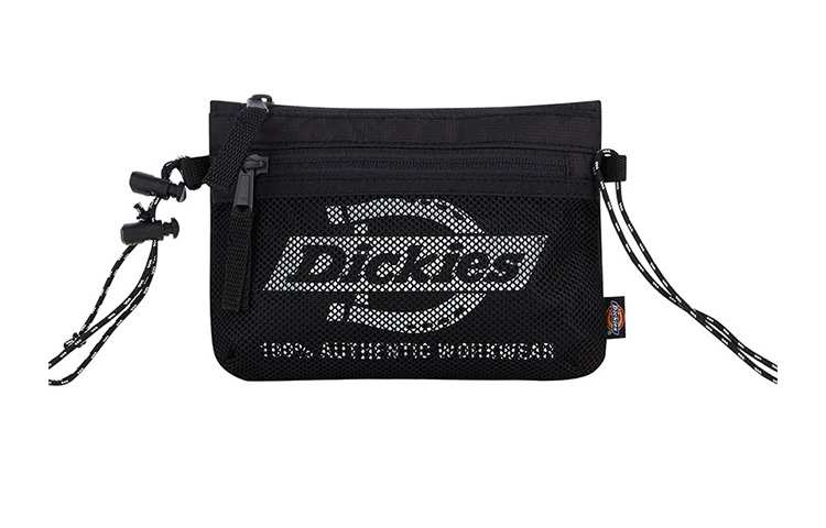 

Полиэстеровая наплечная сумка, мини-кроссбоди унисекс черная Dickies