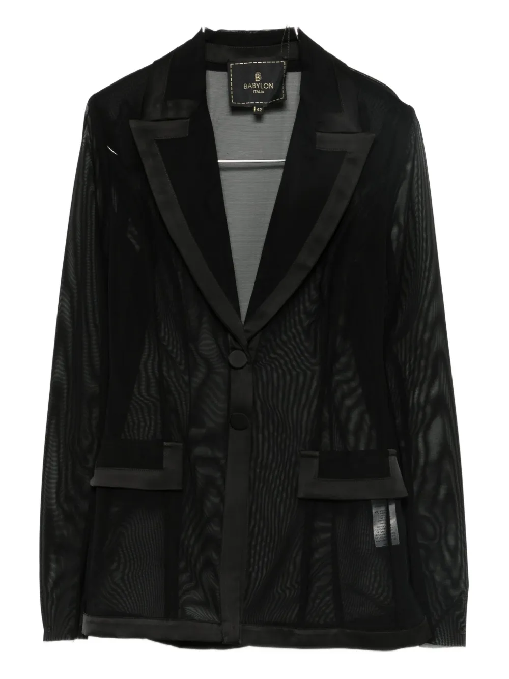 

Однобортный пиджак Babylone Paris, черный