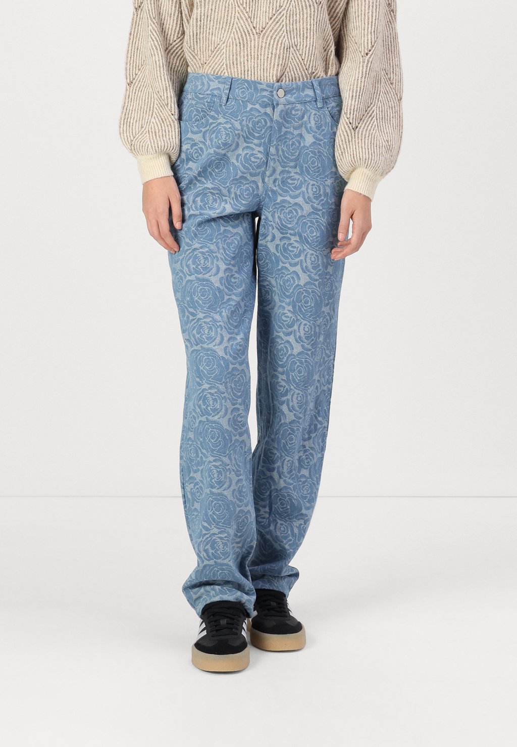 

Джинсы прямого кроя PCROSA PANTS Pieces, синий