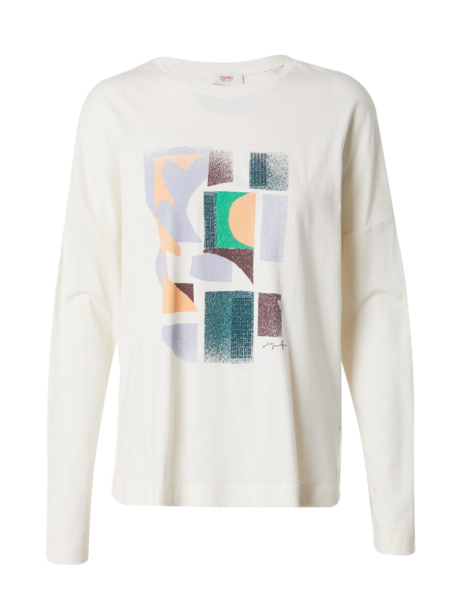 

Лонгслив ESPRIT Shirt, белый