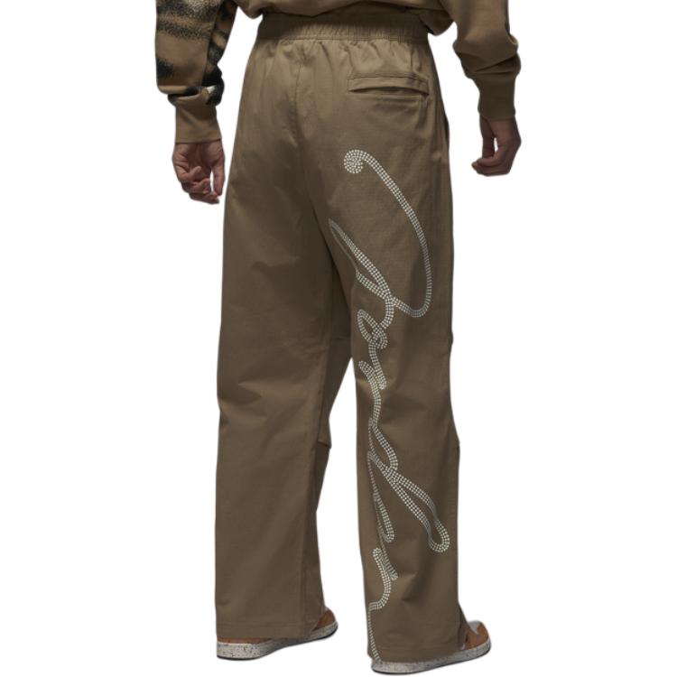 Повседневные брюки MVP для мужчин Desert Camouflage/Sail White Jordan, хаки/белый — фото 4