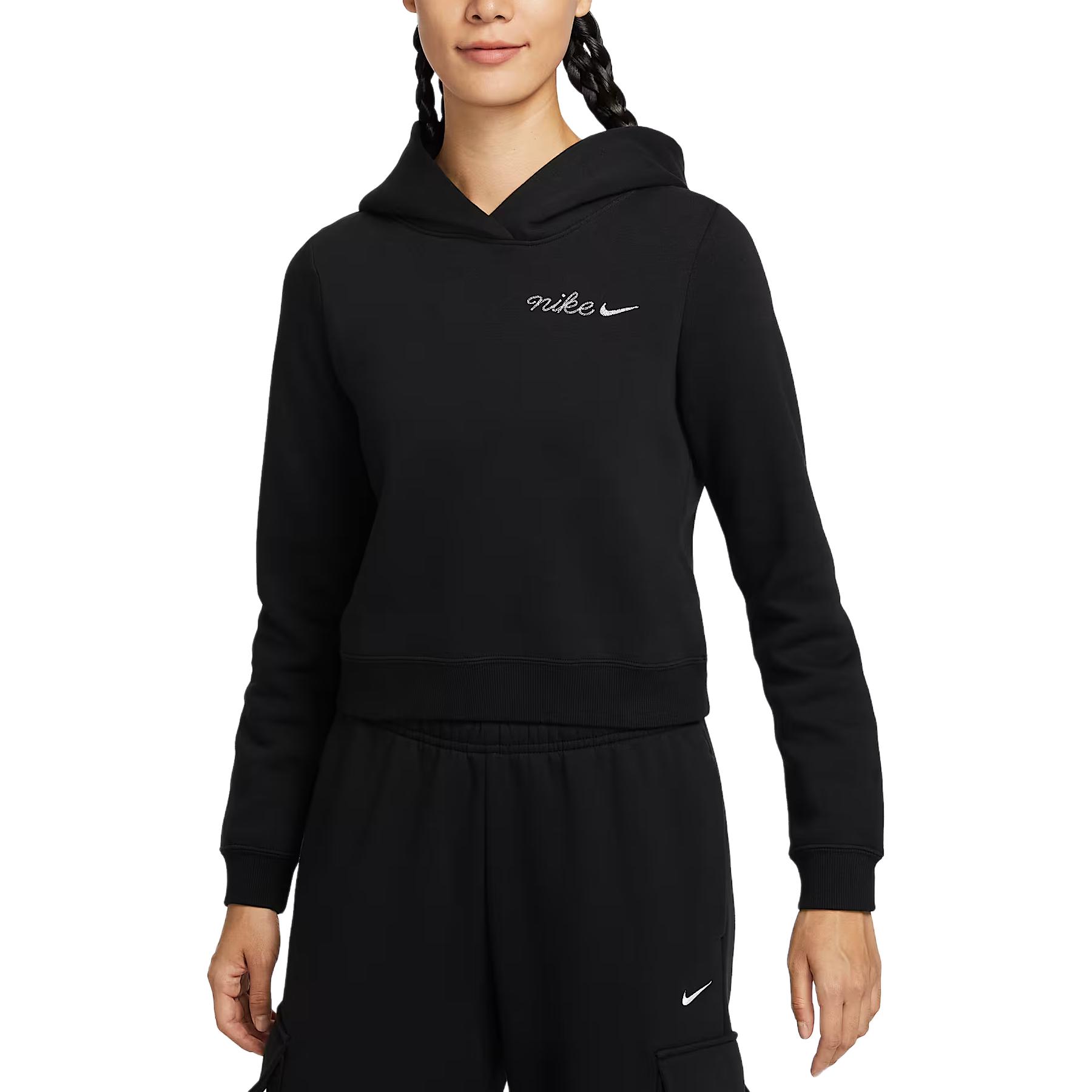 Спортивный свитшот Phoenix Fleece женский Nike, черный — фото 3