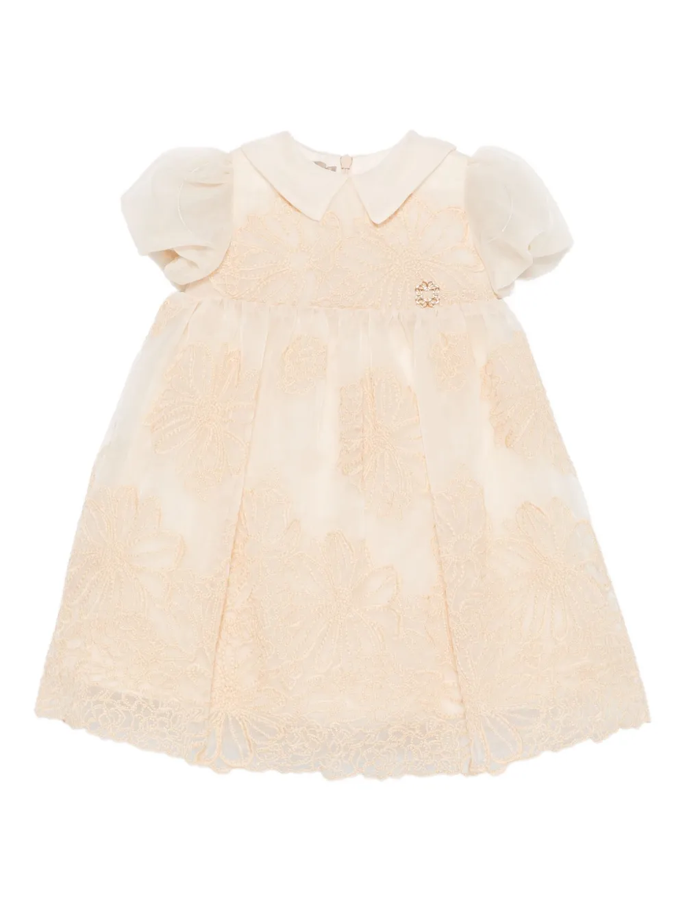

Платье с воротником ELIE SAAB JUNIOR, нейтральный