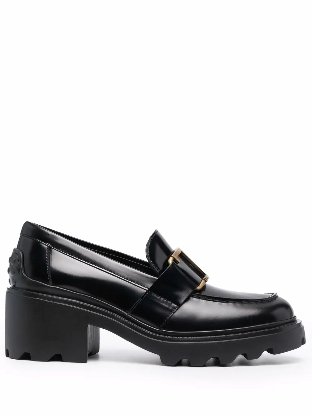 Лоферы с логотипом TOD'S, черный