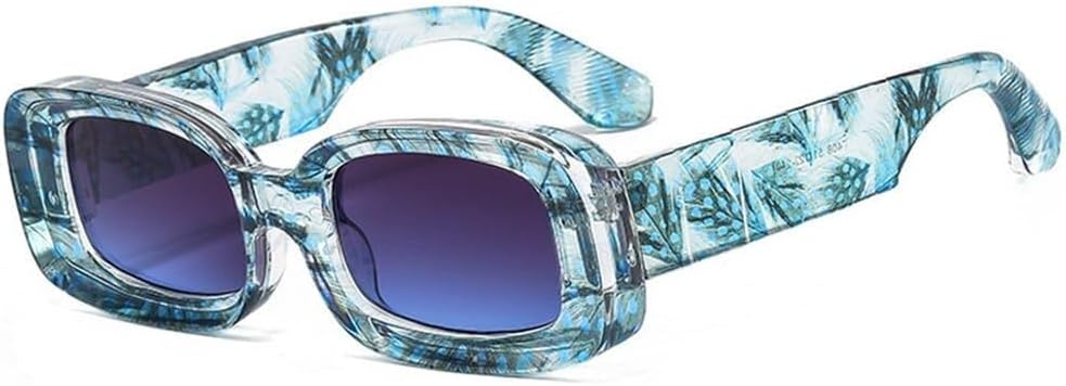 

Разноцветные женские солнцезащитные очки конфетных цветов UV400, мужские прозрачные с градиентом для занятий спортом на открытом воздухе, бега и езды на велосипеде Generic, Blue Pattern Gray