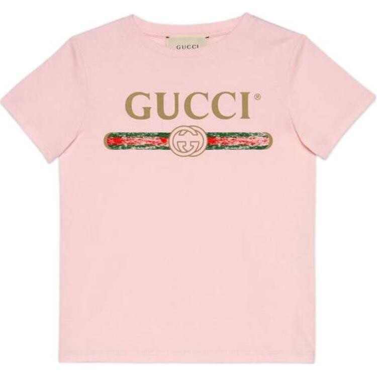 

Детская футболка Gucci, розовый