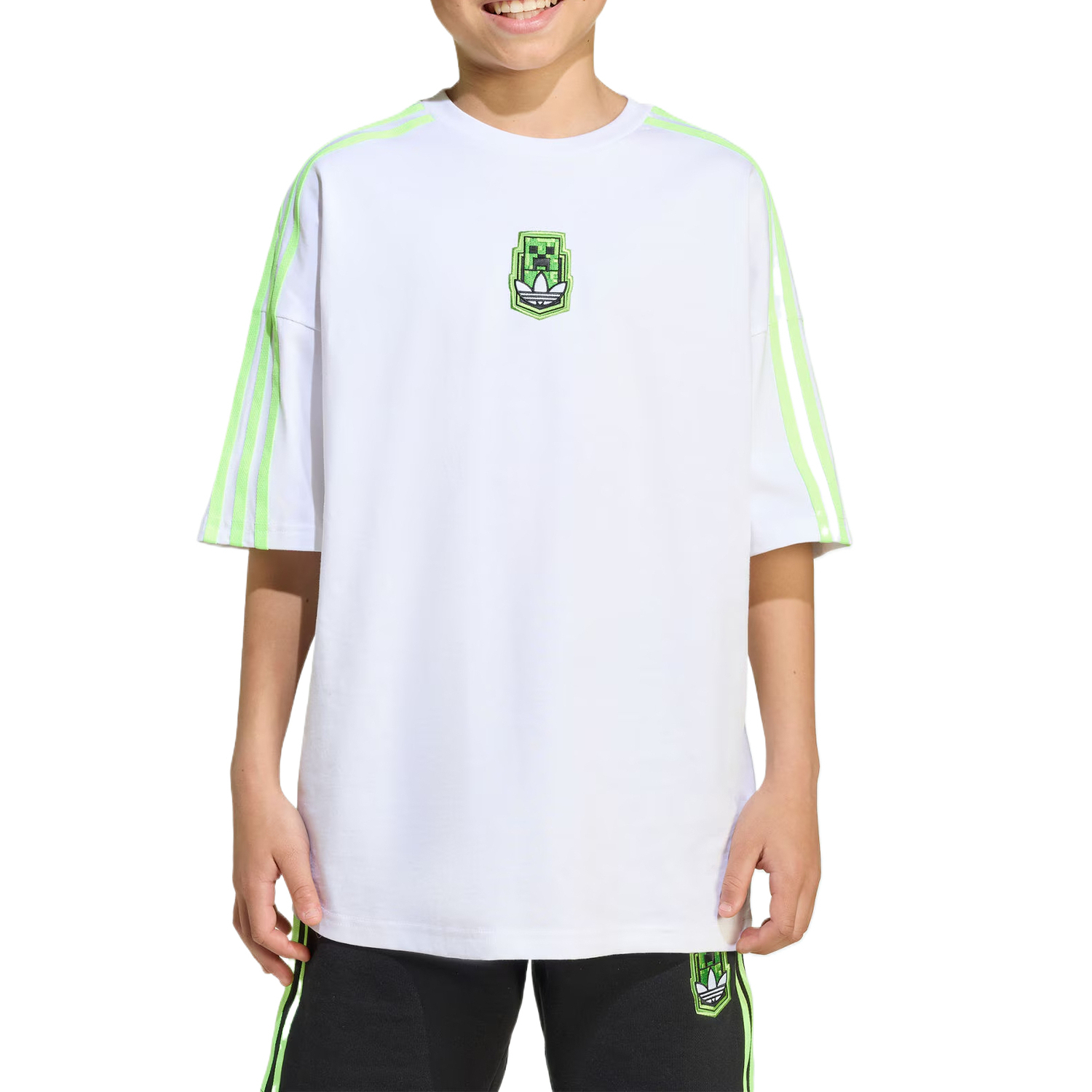 Adidas Originals Футболка Minecraft White для детей 3-7 лет — фото 3