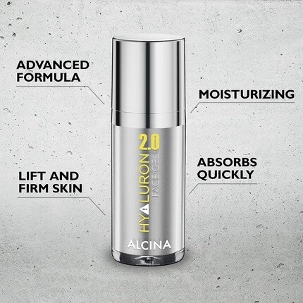 Hyaluron 2.0 Face Gel Увлажняющий гель с гиалуроновой кислотой 30 мл, Alcina — фото 2
