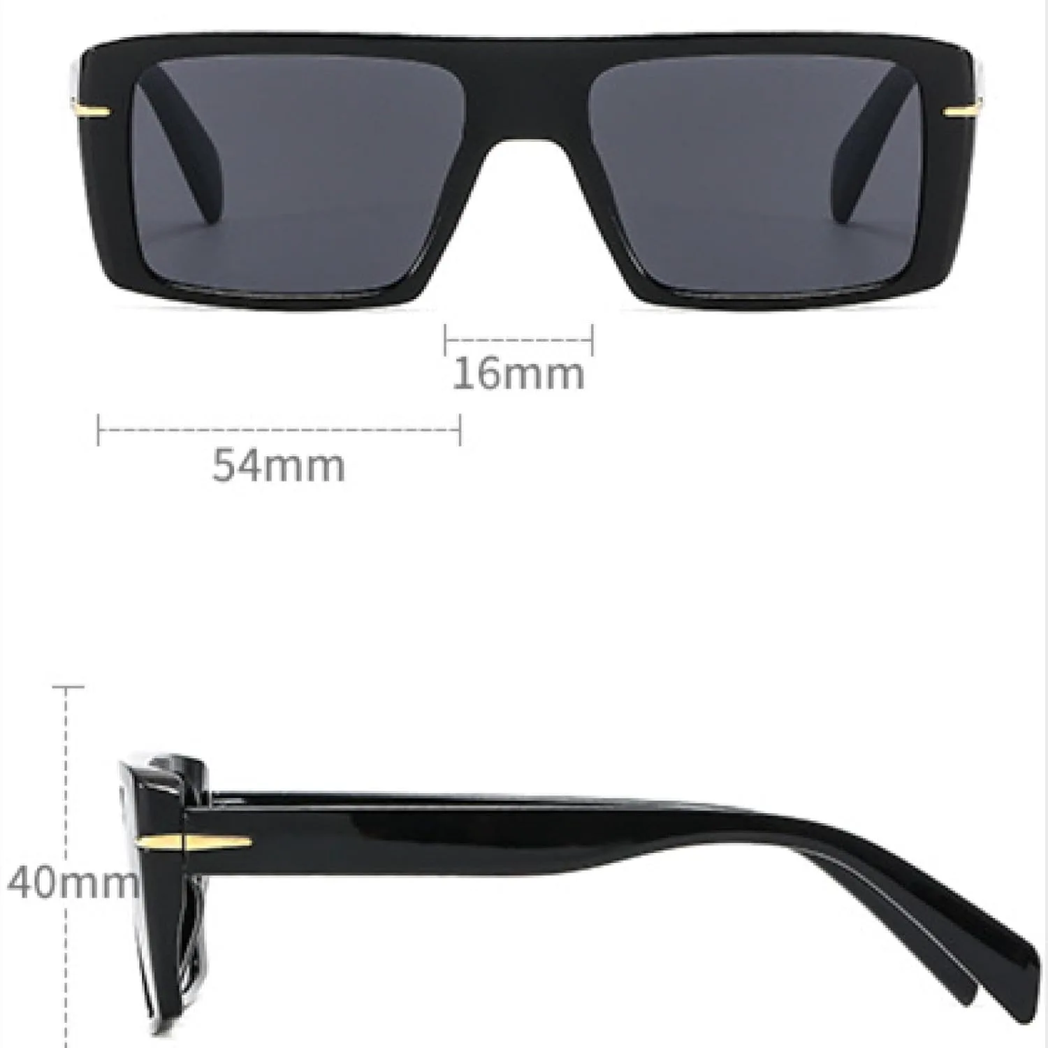 

Ретро солнцезащитные очки для женщин, защита от УФ-излучения UV400, модный леопардовый принт, зеленые очки для мужчин, заклепки, трендовый панк TKKTLLT, Black